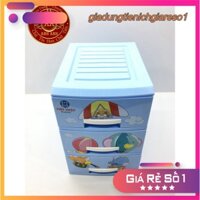 TỦ NHỰA VIỆT NHẬT 3 TẦNG MINI - TỦ QUẦN ÁO TRẺ EM- hh1
