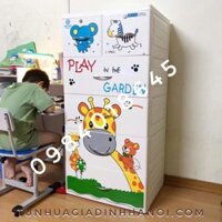 Tủ Nhựa Việt Nhật Hà Nội 5 Tầng 6 Ngăn