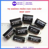 Tụ phân tần tụ loa 400v MKP 1.5uf 2.2uf 3.3uf 4.7uf 6.8uf 8.2uf 10uf 15uf 22uf SULUN nhập khẩu cao cấp chuyên làm mạch phân tần loa