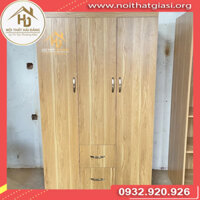 Tủ Quần Áo 1M2 3 Cánh Có Hộc Hiện Đại