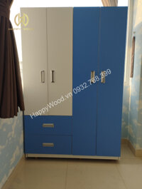 Tủ quần áo 1m2 x 1m8 x 54 GỖ MDF PHỦ MELANMINE