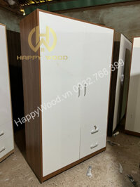 Tủ quần áo 1m2 x 2m x 54 GỖ MDF