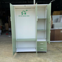 TỦ QUẦN ÁO 3 CÁNH CAO CẤP NHỰA ECOMI [ GIAO HỎA TỐC]