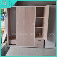 Tủ quần áo 3 cánh lùa 1 cánh mở - Hàng cao cấp - Miễn phí giao hàng