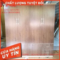 Tủ Quần Áo 4 Cánh-Tủ Nhựa Đài Loan [Hàng Chính Hãng]-miễn phí láp đặt tại nhà HCM