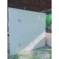 tủ quan áo 5 cánh 204x200 (5 ngăn kéo 1 ngăn keo âm )