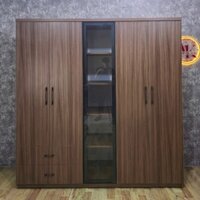 Tủ Quần Áo 5 Cánh Gỗ Công Nghiệp Thiết Kế Đa Năng