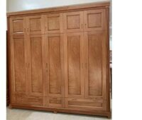 Tủ quần áo 5 cánh gỗ Đinh Hương Tech đẹp