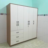 Tủ Quần Áo 5 Cánh Gỗ MDF Cao Cấp Giá Rẻ