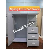 tủ quần áo baby cao 1m2 nhựa đài loan