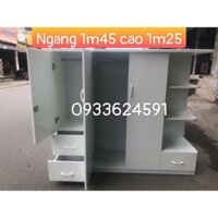 Tủ quần áo baby cao 1m2 nhựa đài loan