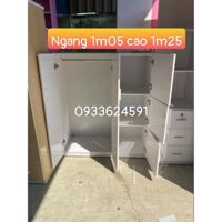 Tủ quần áo baby cao 1m2 nhựa đài loan
