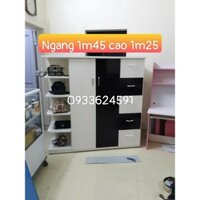Tủ quần áo baby cao 1m2 nhựa đài loan