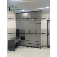 TỦ QUẦN ÁO + BÀN LÀM VIỆC NHỰA VINCOPLAST CAO CẤP NHẬN LÀM THEO YÊU CẦU