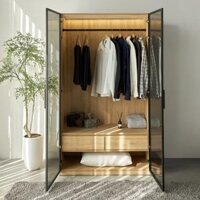 Tủ Quần Áo Cánh Kính Cao Cấp 1m2 MOHO ASTRO