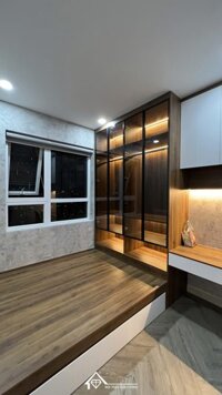 Tủ Quần Áo Cánh Nhôm Kính – TACK012