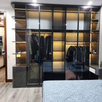 Tủ quần áo cánh nhôm kính siêu đẹp- giá tại xưởng miễn phí 3D riêng