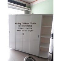 tủ quần áo cửa lùa trắng sang trọng