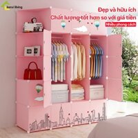 Tủ quần áo DION, dễ lắp ghép,Tủ Nhựa Lắp Ghép Đầu Giường Đa Năng,TỦ NHỰA LẮP GHÉP ĐA NĂNG,tủ quần áo