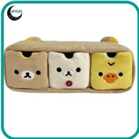 Tủ quần áo gấu thư giãn APPEAR Rilakkuma, Hộp đựng văn phòng phẩm vui nhộn Kawaii, Hộp ngăn hoạt hình sang trọng 2025