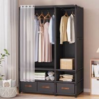 Tủ Quần Áo Giá Treo Quần Áo Nhập Khẩu Lắp Ráp Tiện Lợi Thông Minh Sắp Xếp Tủ Quần Áo trangando