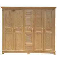 Tủ Quần Áo Gỗ 5 Cánh 2M4