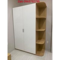 Tủ quần áo gỗ công nghiệp 1m6 x2m kèm kệ