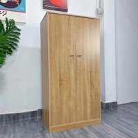 Tủ Quần Áo Gỗ Công Nghiệp 2 Cánh Đơn Giản Hiện Đại - TQA22