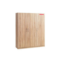 Tủ quần áo gỗ công nghiệp MDF 3 cánh OHAHA chuẩn Bắc Âu - 1m6 x 0,55m x 2m