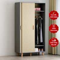 Tủ quần áo gỗ MDF cánh lùa - GP150 vân vải