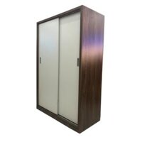 Tủ quần áo gỗ MDF Tundo cửa lùa  cánh trắng 120 x 55 x 200cm