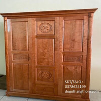 tủ quần áo gỗ sồi 3 cánh