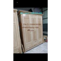 Tủ quần áo gỗ sồi 3 cánh