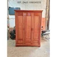 tủ quần áo gỗ sồi 3 cánh