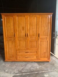Tủ quần áo gỗ thông màu