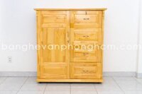 Tủ Quần Áo Gỗ Thông Nhỏ