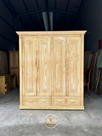 Tủ Quần Áo Gỗ Thông