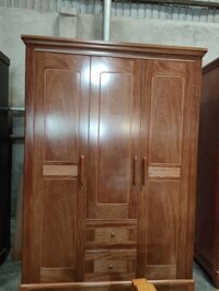 Tủ quần áo gỗ xoan đào trán cua 3 cánh