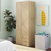 Tủ quần áo mini bằng gỗ công nghiệp cho bé Chaman