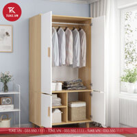 Tủ quần áo mini gỗ MDF 2 cánh mở TA70
