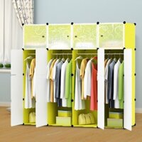 Tủ Quần Áo Người Lớn Nhựa Lắp Ghép Quần Áo 16 Ngăn Nhiều Mẫu