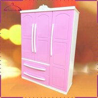Tủ quần áo nội thất Mini, Tủ thu nhỏ Tủ quần áo búp bê Phụ kiện nội thất cho bé gái Trẻ em