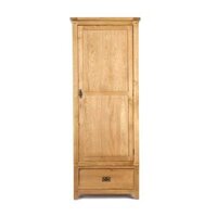 Tủ Quần Áo Rustic 1 Cánh Gỗ Sồi IBIE 75 x 57 x 195 cm