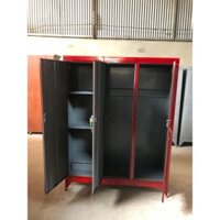 Tủ quần áo sắt 3 cánh giá rẻ sơn dầu bền đẹp_TQA3C-X