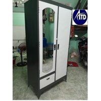 Tủ quần áo sắt tủ quần áo trẻ em ống thép Khớp nối hợp kim nhôm có thể chịu lực 500 kg không gỉ dễ lau chùi