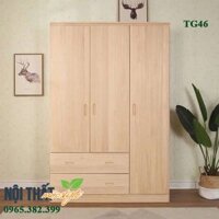 Tủ quần áo TG46 – Tủ gỗ công nghiệp 3 cánh mở