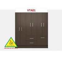 Tủ quần áo thiết kệ hiện đại - Tủ quần áo gỗ MDF  VTA01