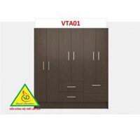 Tủ quần áo thiết kệ hiện đại - Tủ quần áo gỗ MDF VTA01