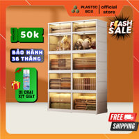 Tủ quần áo, tủ đa năng, tủ quần áo plastic box 5 tầng đôi đôi
