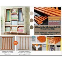 Tủ quần áo tủ vải khung gỗ 4 buồng đựng quần áo vải tủ vải cao cấp Bảo Hành 12 Tháng Tủ vải quần áo